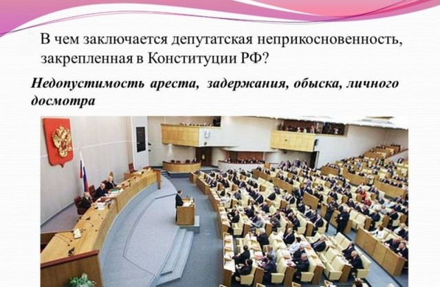 Image: Депутатская неприкосновенность: за и против